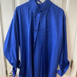 Duck Head Vibrant Blue Casual Button-Down Shirt